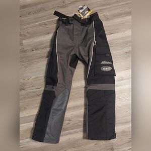 Men's Black and Gray Motocross